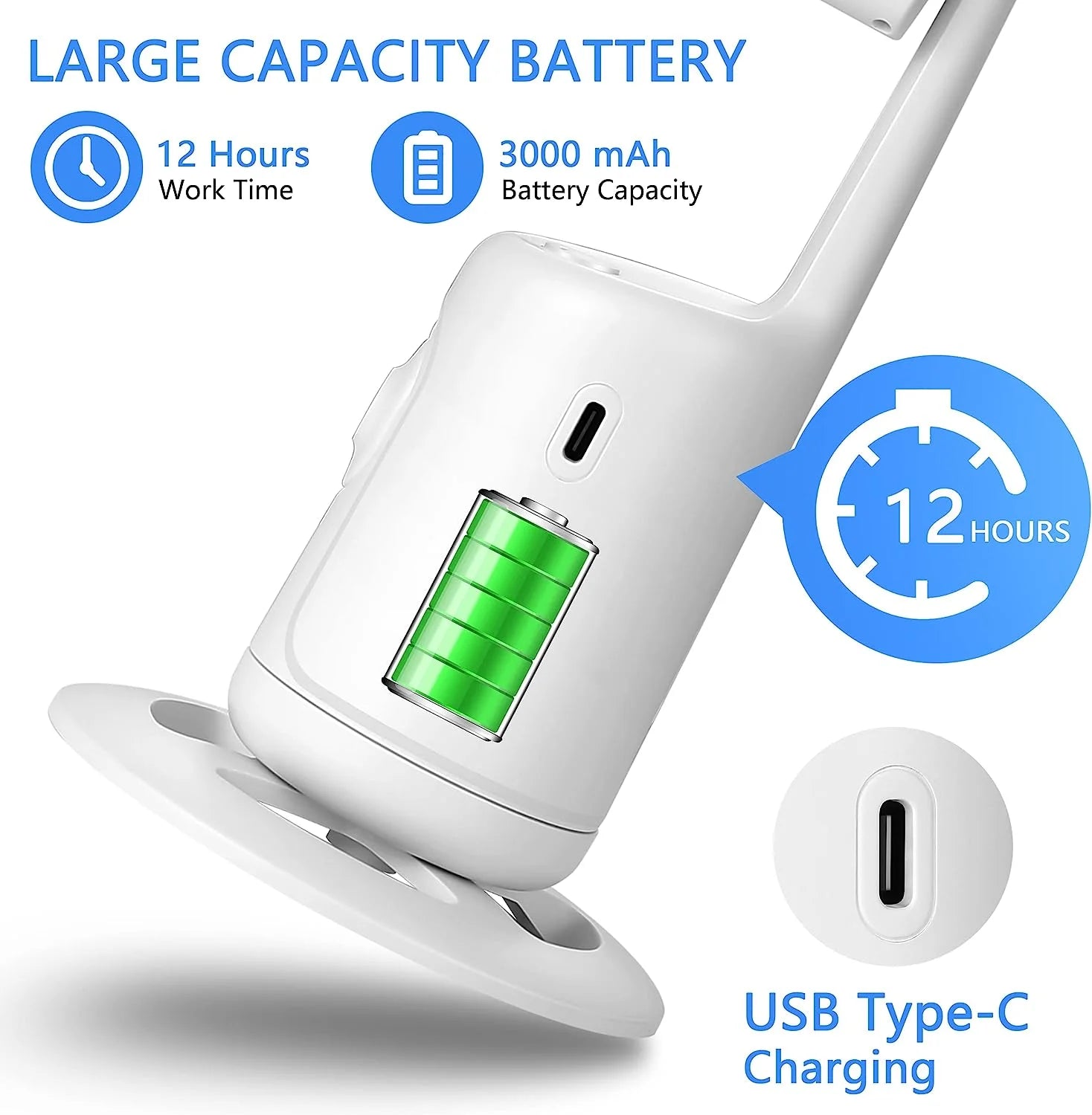 Smart 360° Auto Face Tracking Tripod – No App Needed | Gesture Control | Rechargeable Phone Mount